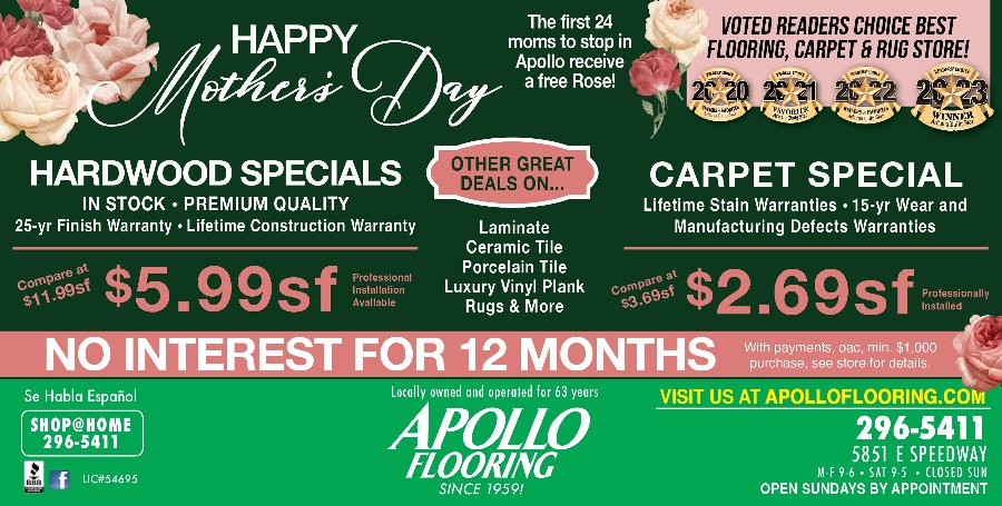Apollo Flooring Mother&#x27;s Day Sale